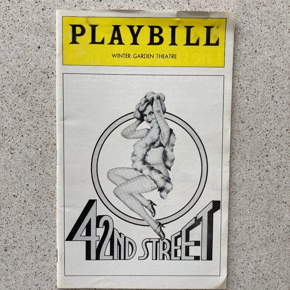 Playbill 42nd Street Tammy Grimes Jerry Orbach Wanda Richert Lee Roy Reams 1981 - Picture 1 of 5